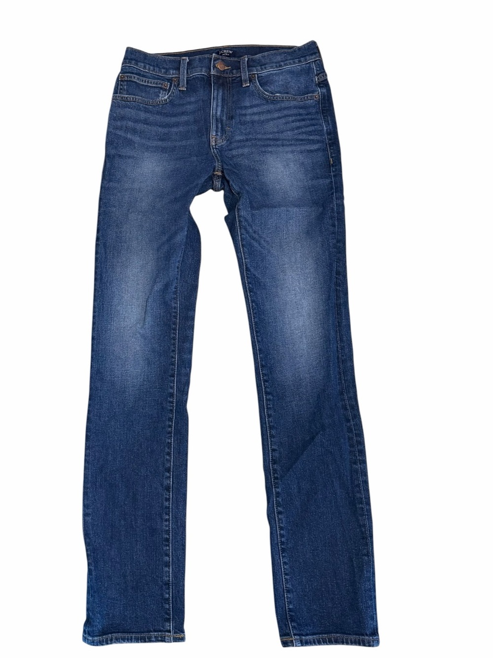 Classic Preppy J.Crew Flex Slim Jeans Men 28x32 Dark Wash